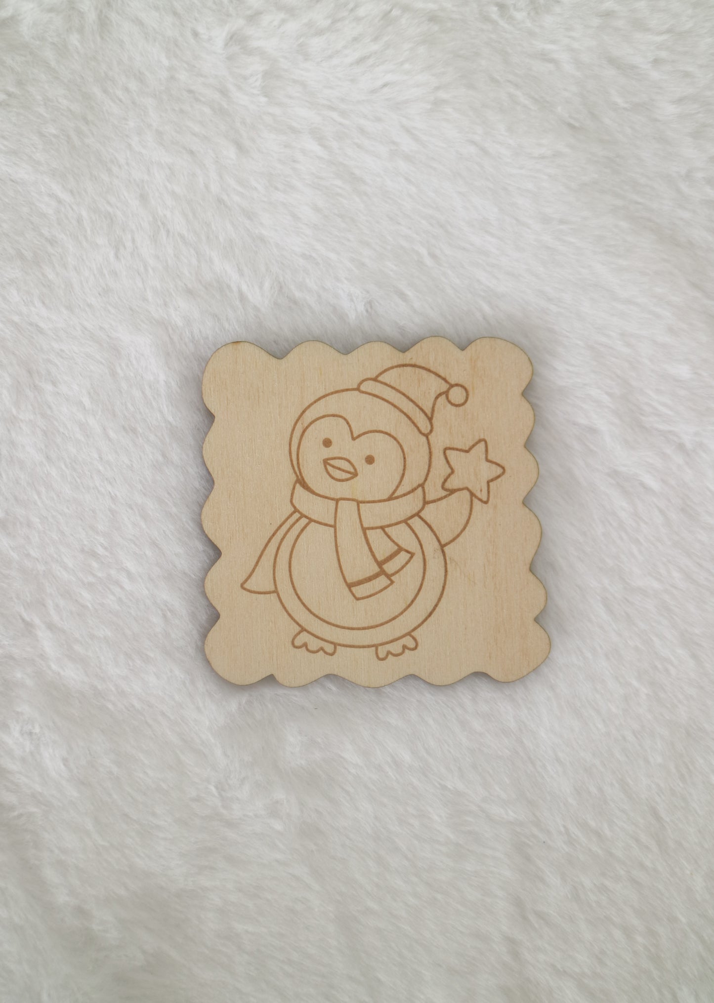 DIY Wooden Christmas Art Tiles