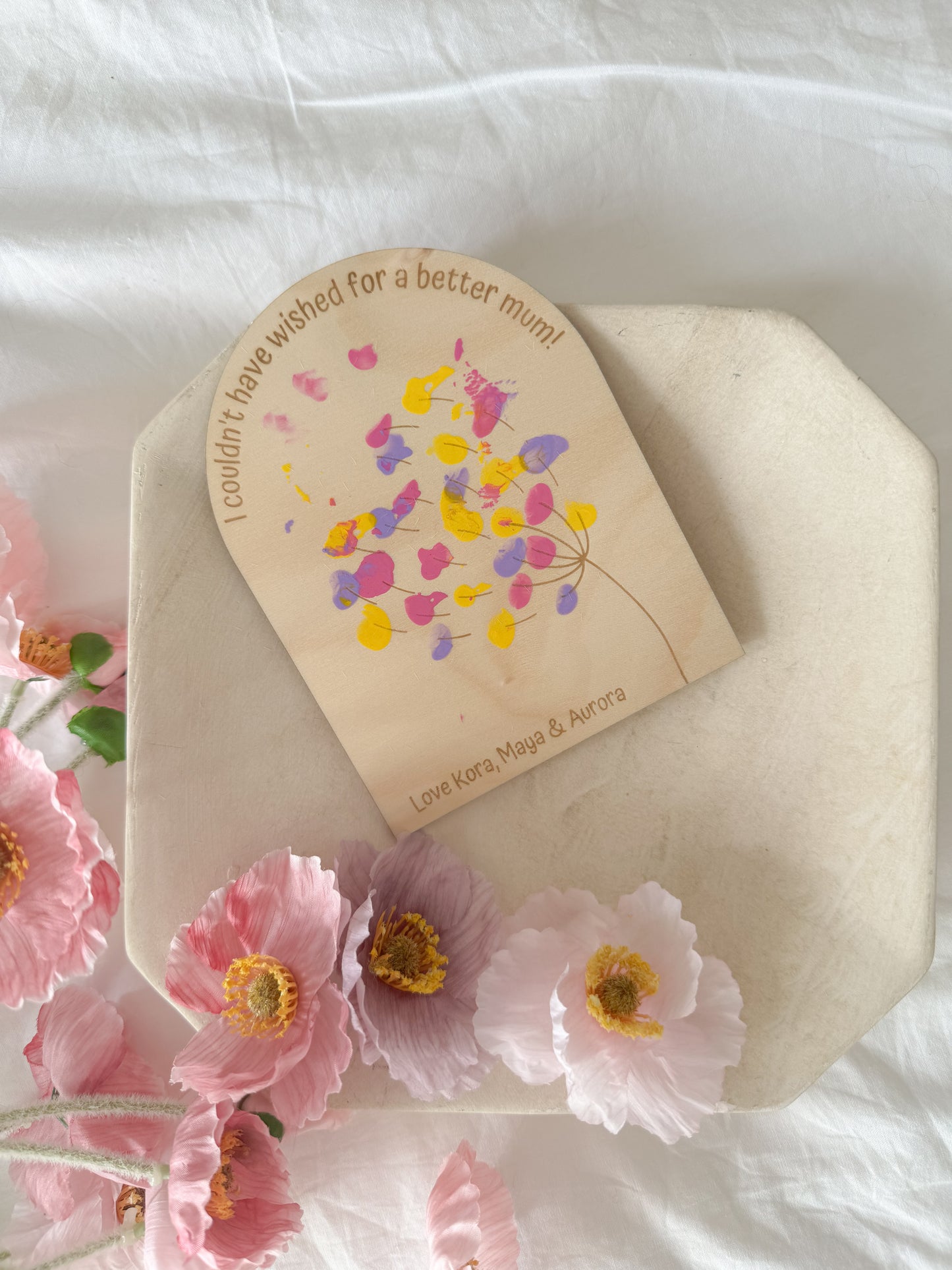 Personalised Mother’s Day DIY Craft Plaque