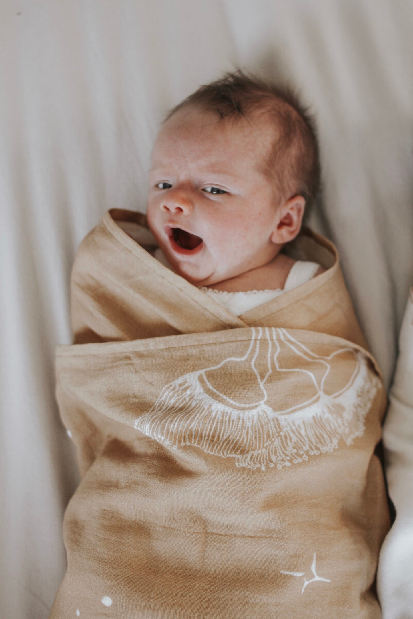Organic Cotton Muslin Swaddle - Blossom