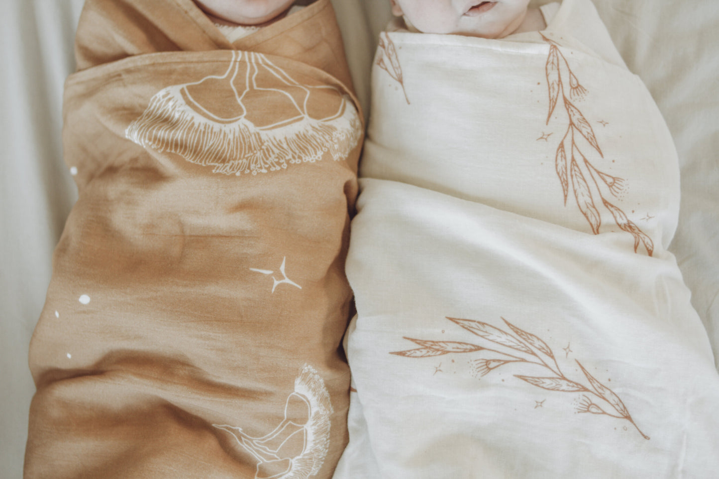 Organic Cotton Muslin Swaddle - Blossom