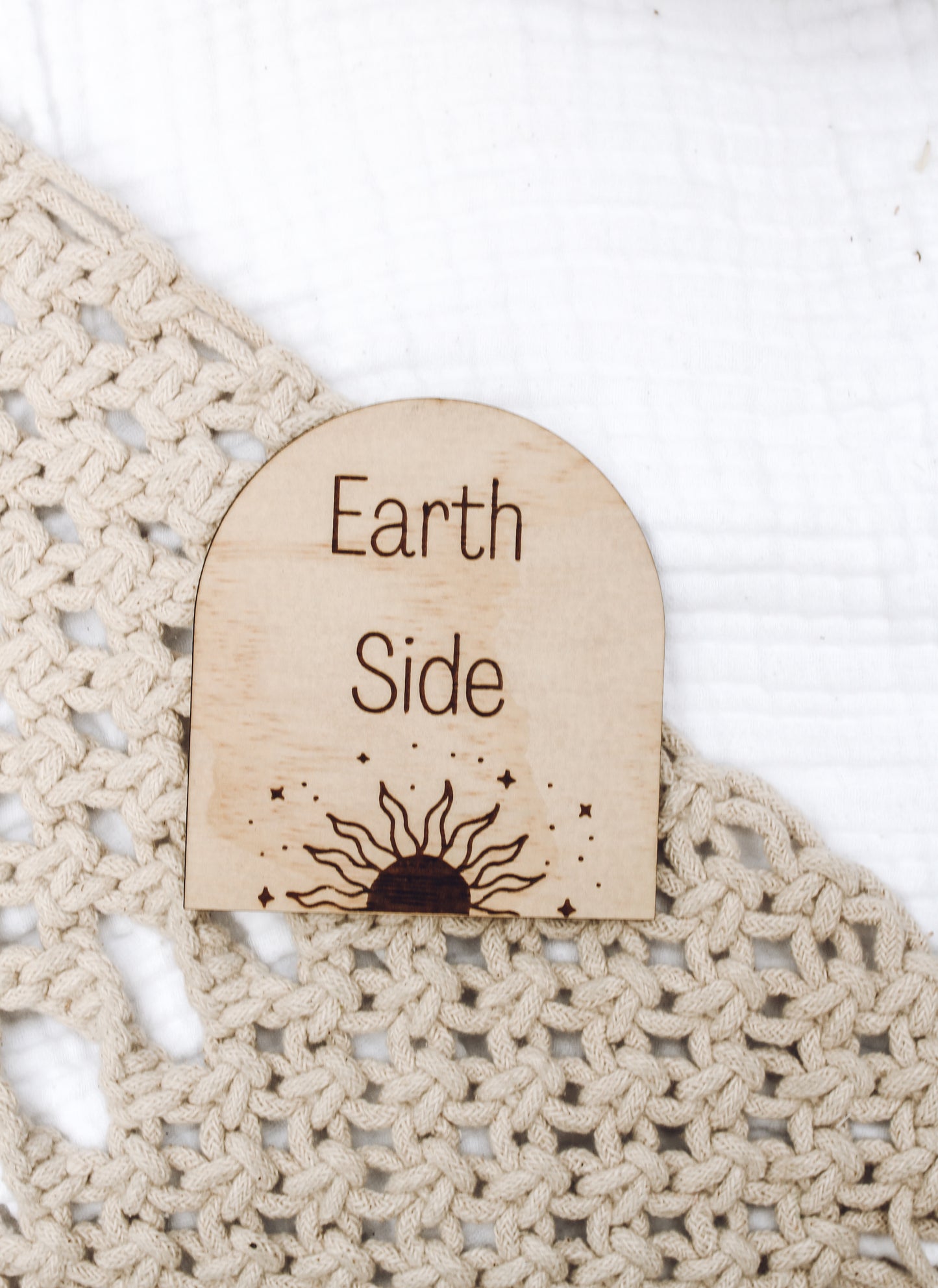 Earth Side Arch Birth Announcement