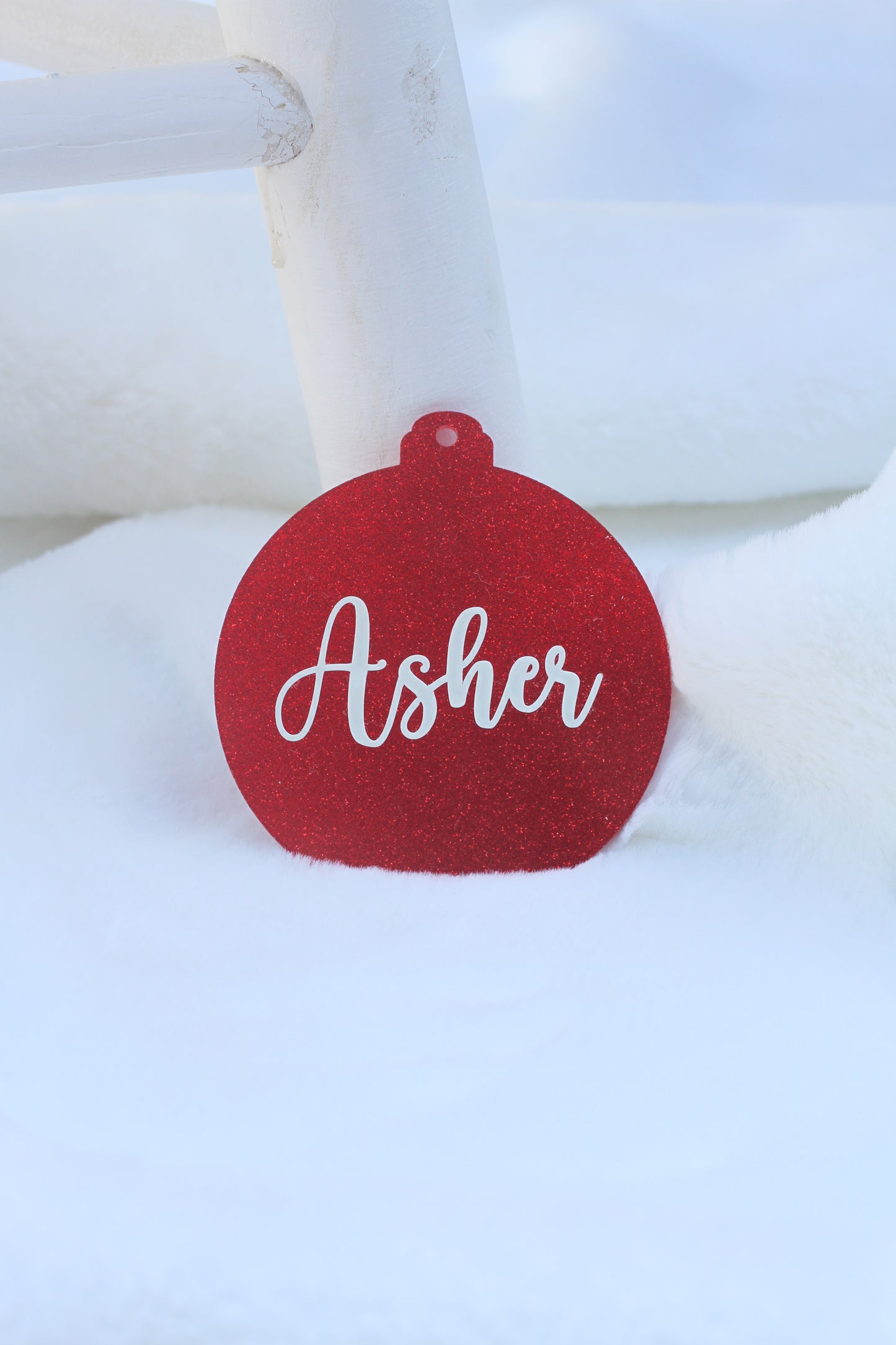 Personalised Glow In The Dark Name Bauble - Coloured