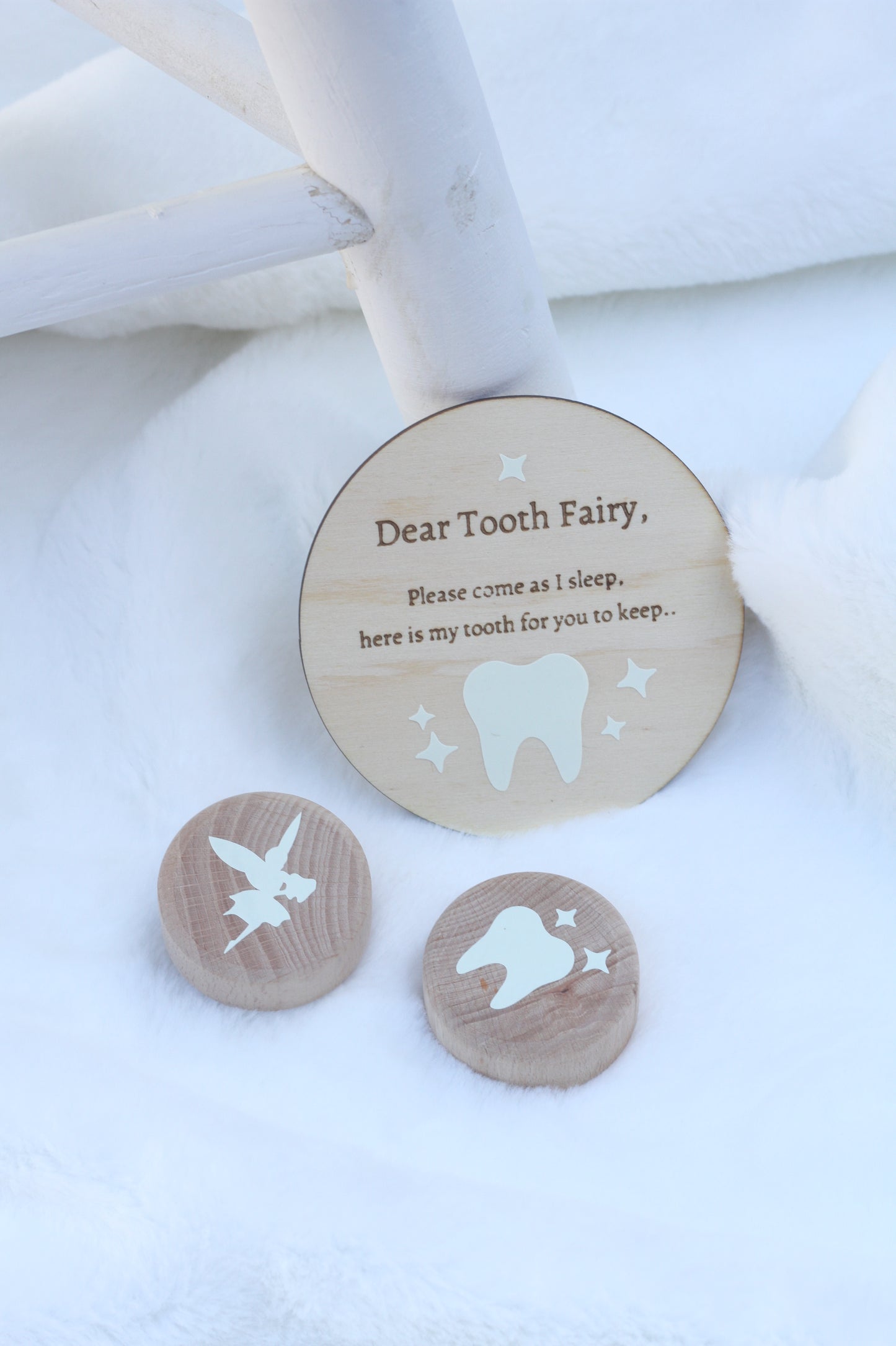 Personalised Glow In The Dark Tooth Fairy Disc