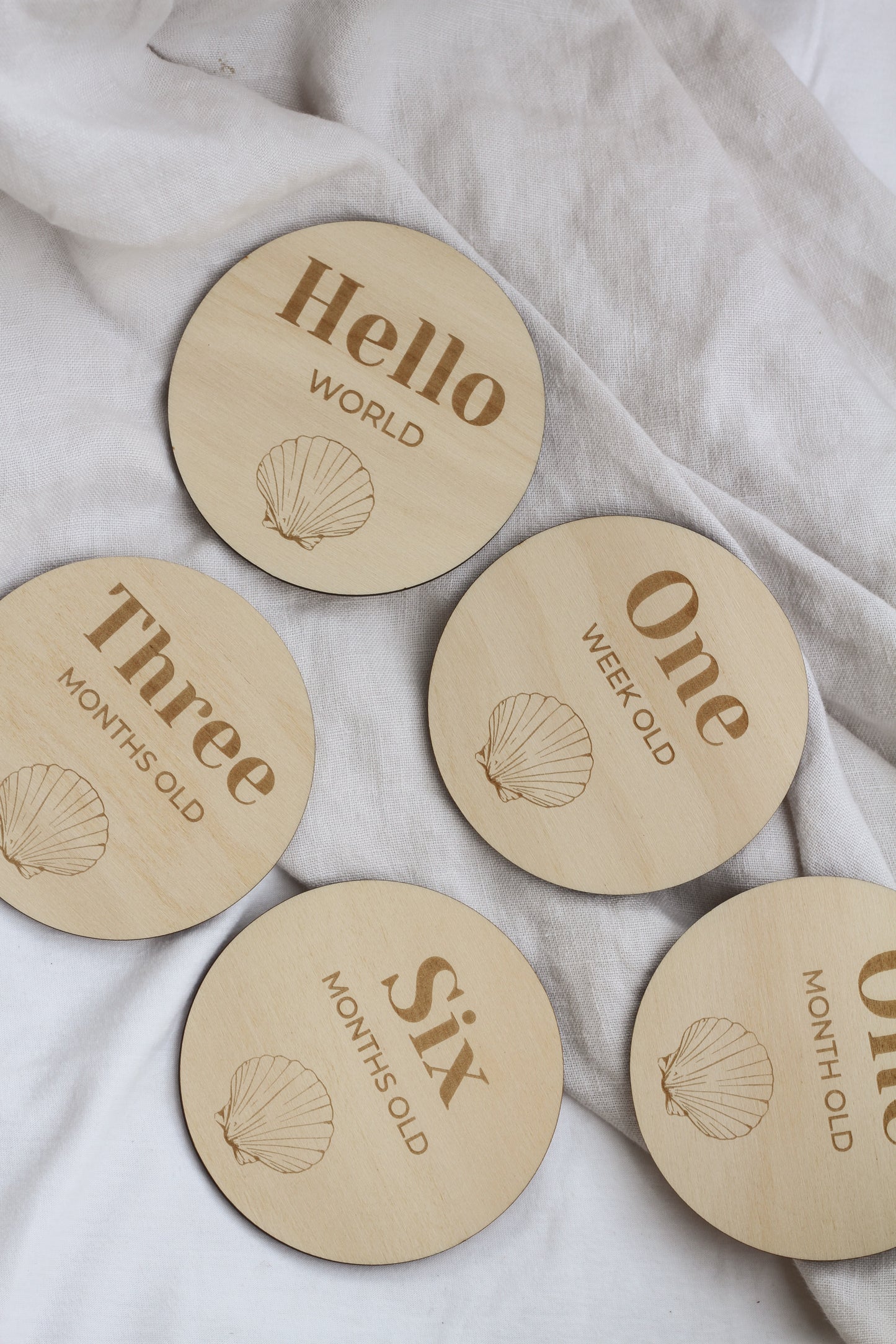 Shell Milestone Disc Set of 5