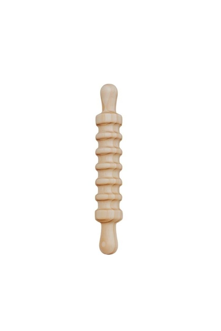 Wooden Patterned Playdough Roller