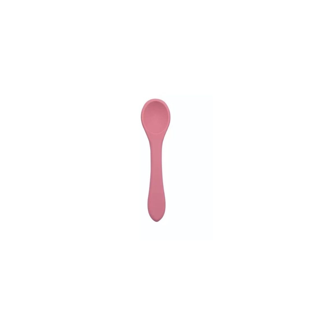 Silicone Feeding Spoon - Rose