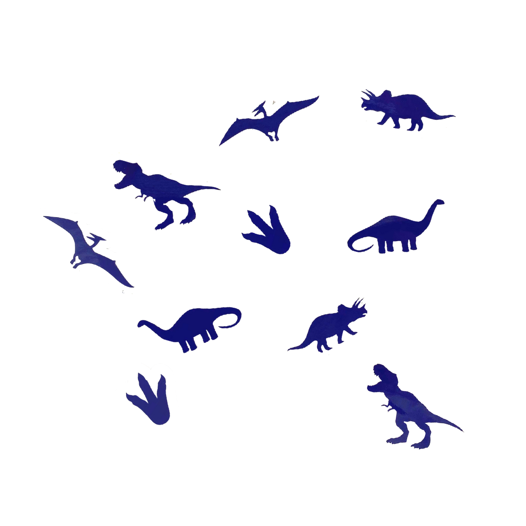 Dinosaur Vinyl Stickers | Set of 10