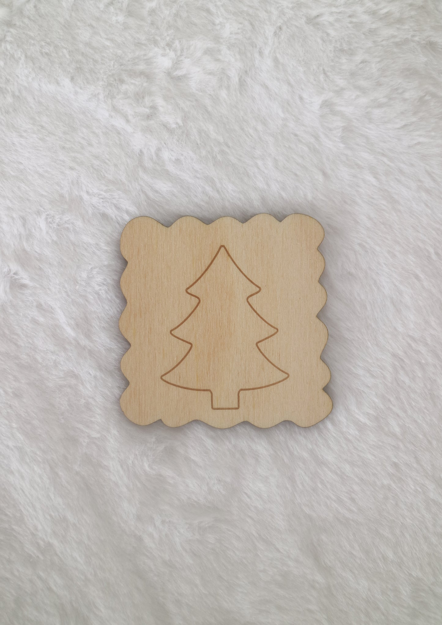 DIY Wooden Christmas Art Tiles