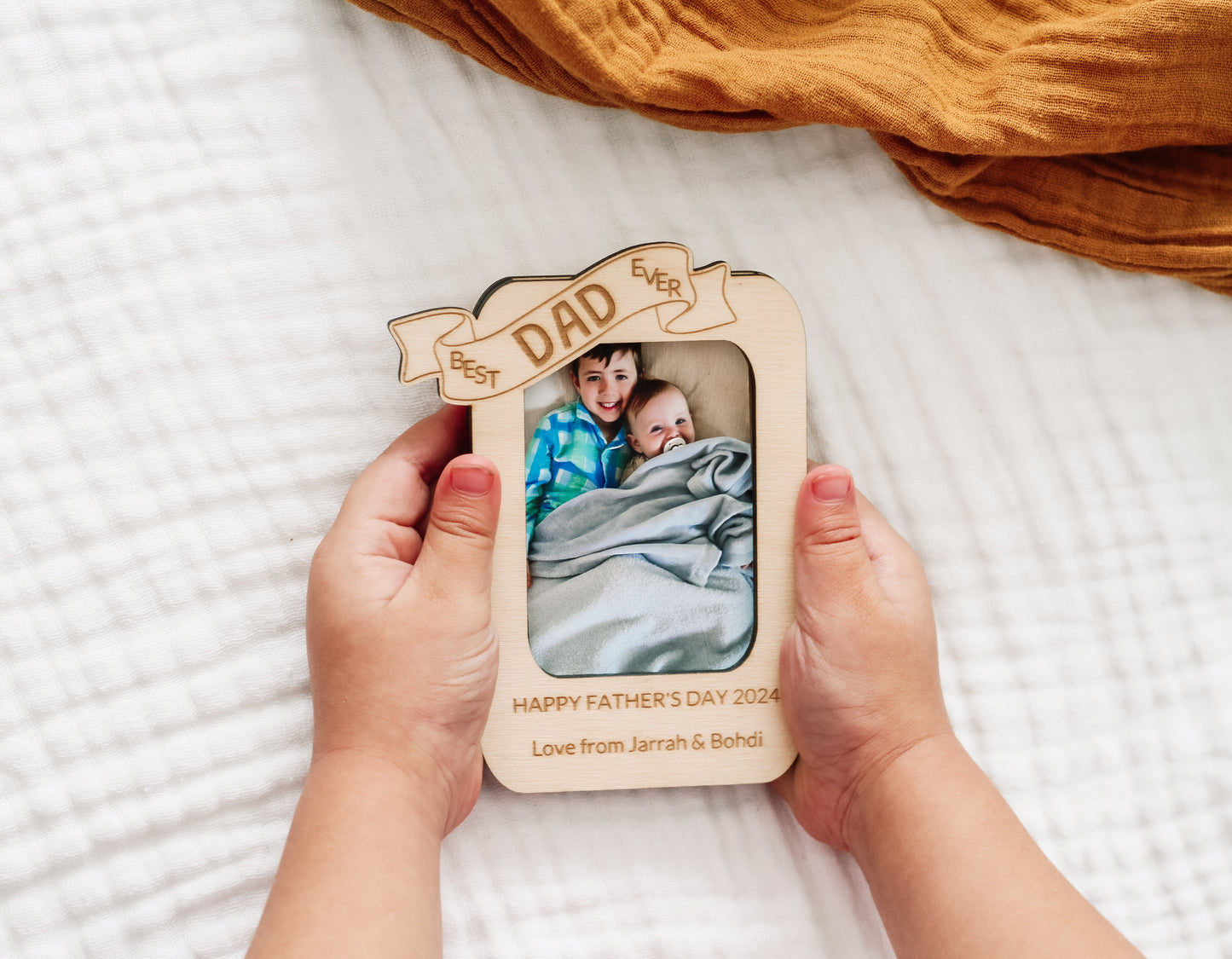 Personalised Father’s Day Magnetic Photo Frame