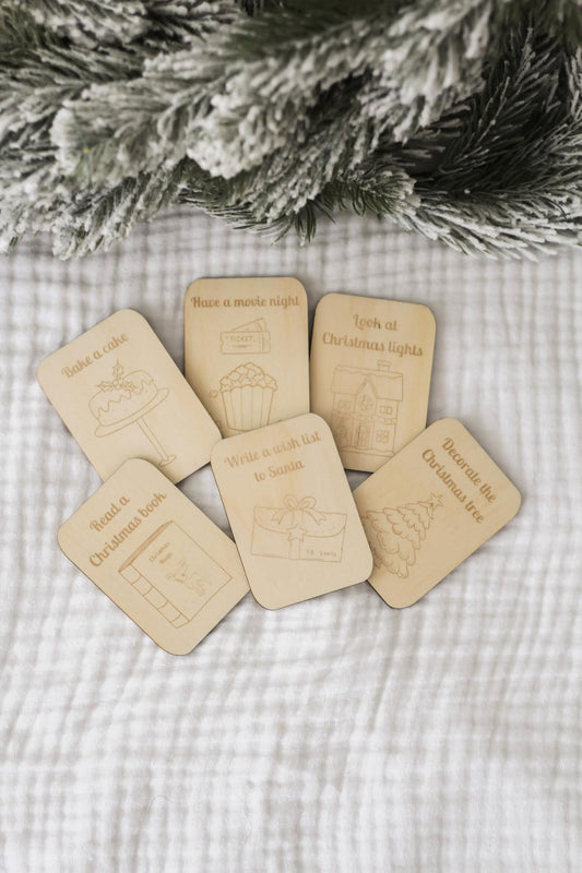 Wooden Advent Calendar Card Set | Christmas Advent Calendar