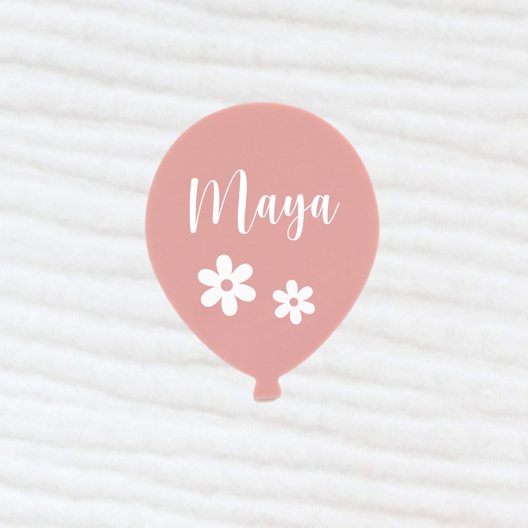 Acrylic Balloon Baby Announcement | Multiple Colours