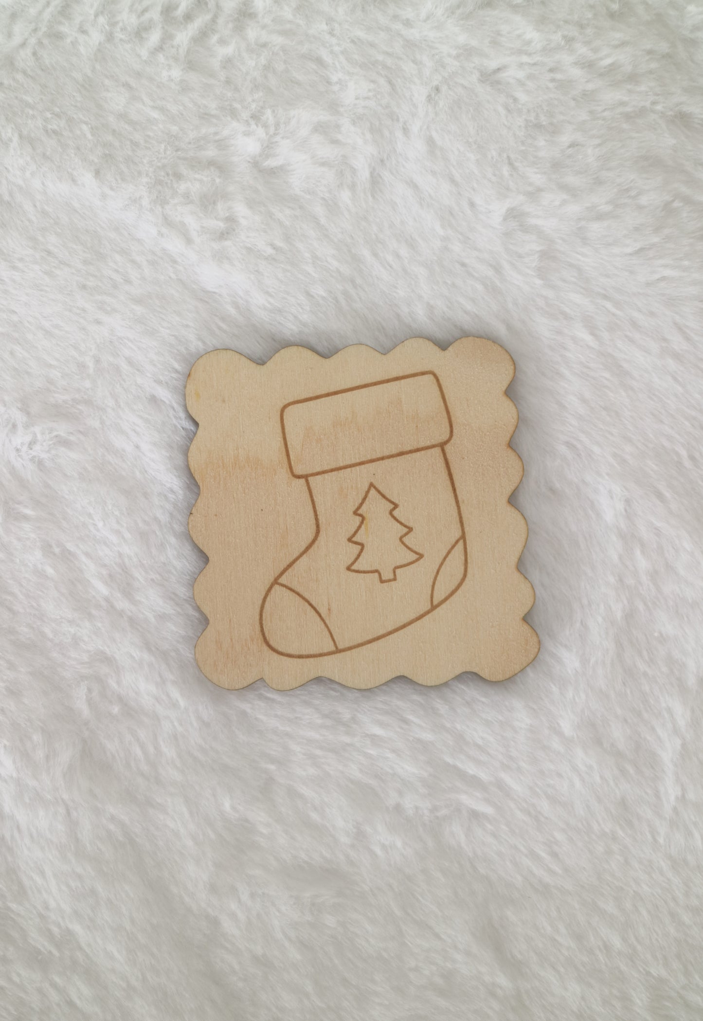 DIY Wooden Christmas Art Tiles