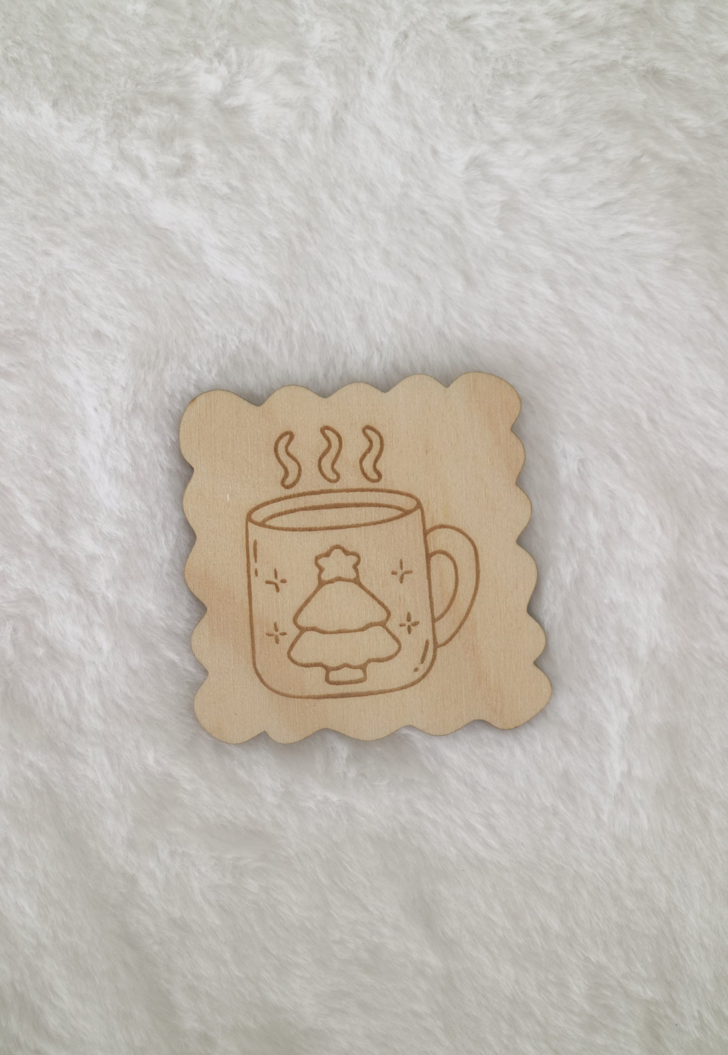 DIY Wooden Christmas Art Tiles