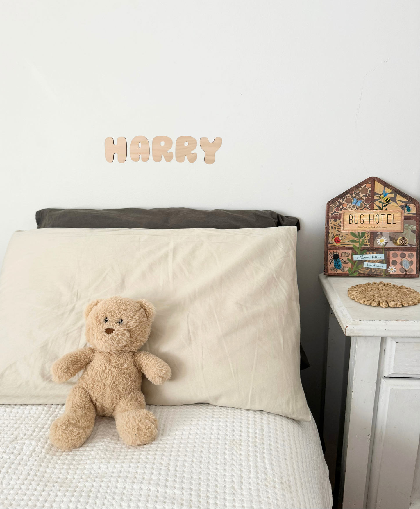 Wooden Bubble Letters | Personalised Name Sign