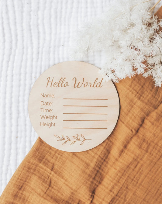 Hello World Announcement Disc