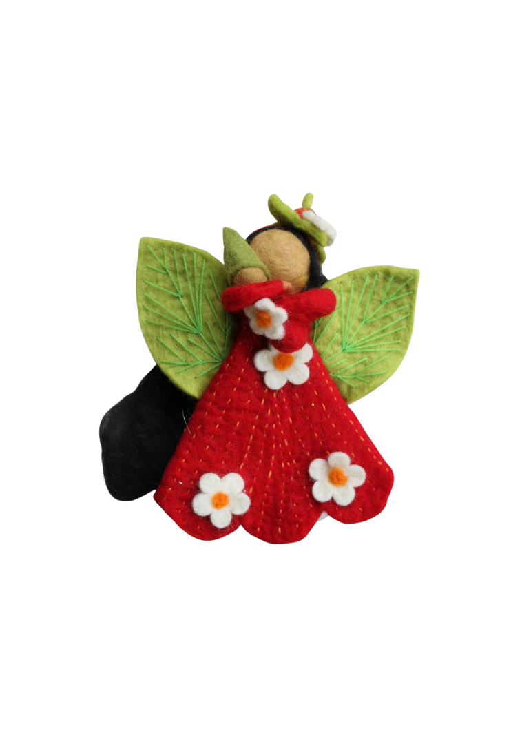 Felt Strawberry Faerymother