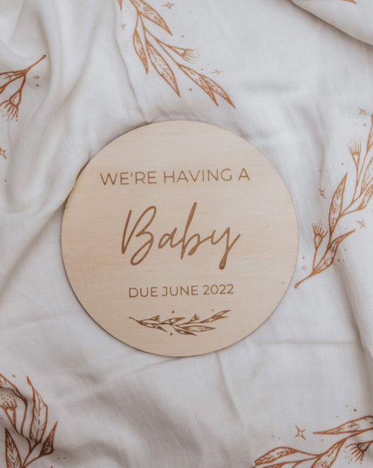 Personalised Announcement Disc