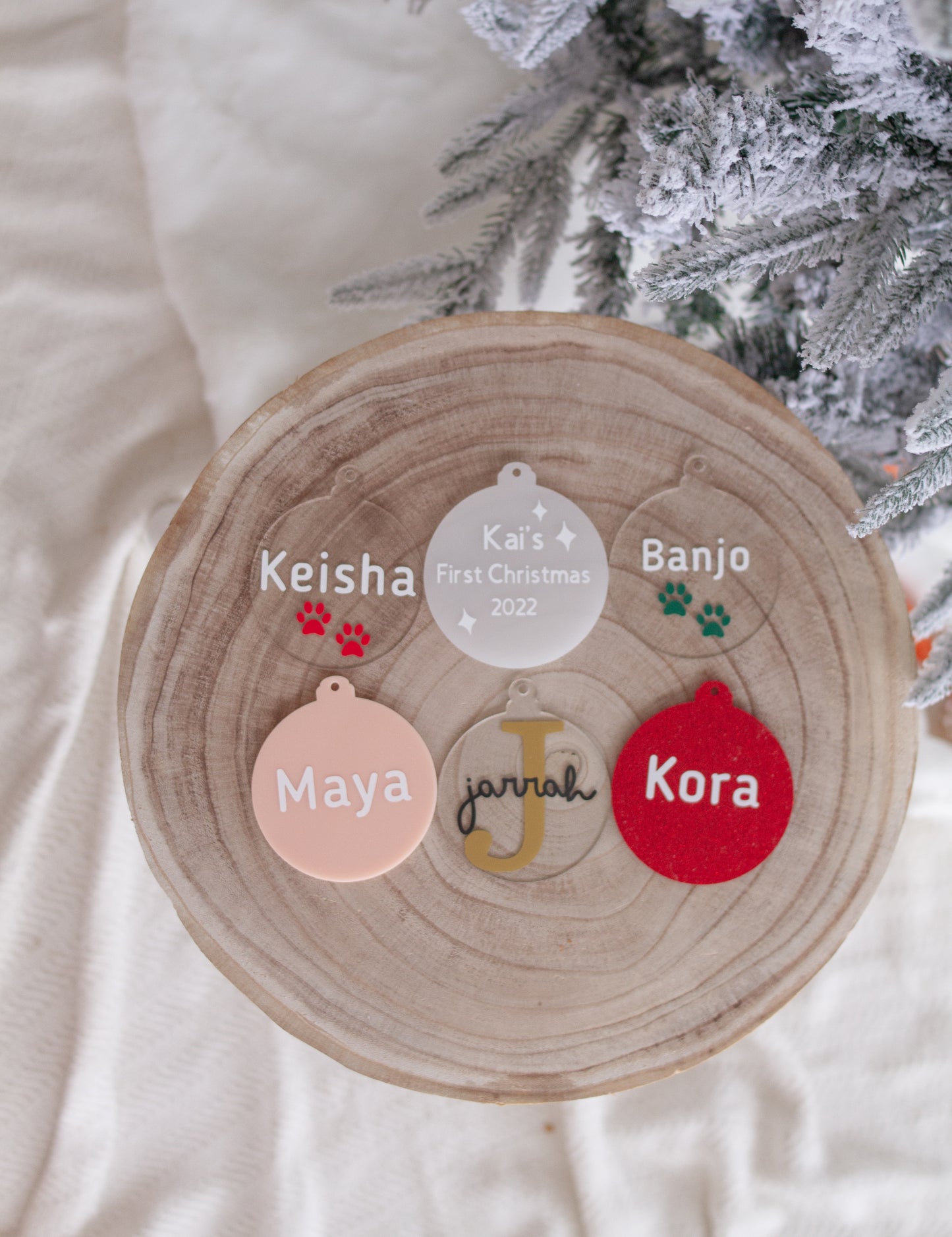 Personalised Name Bauble - Coloured