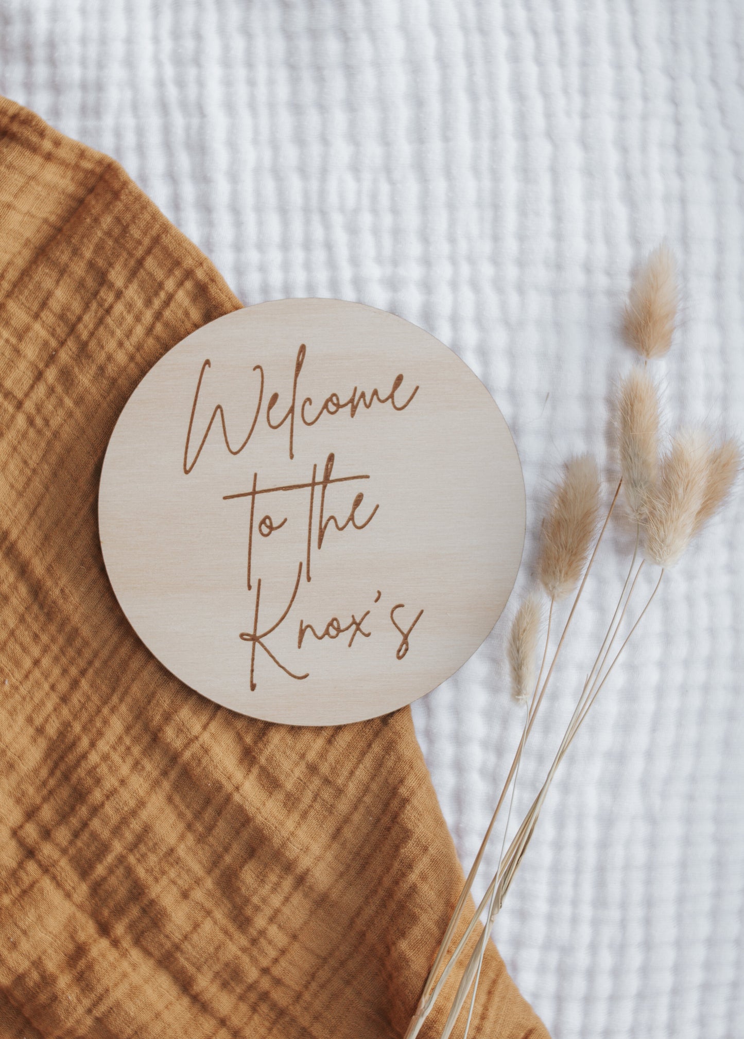 Personalised Welcome Disc