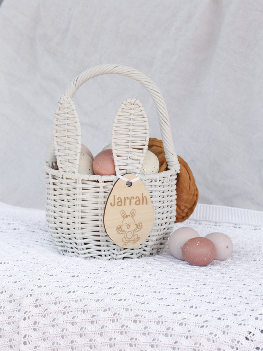 Personalised Easter Basket Name Tag