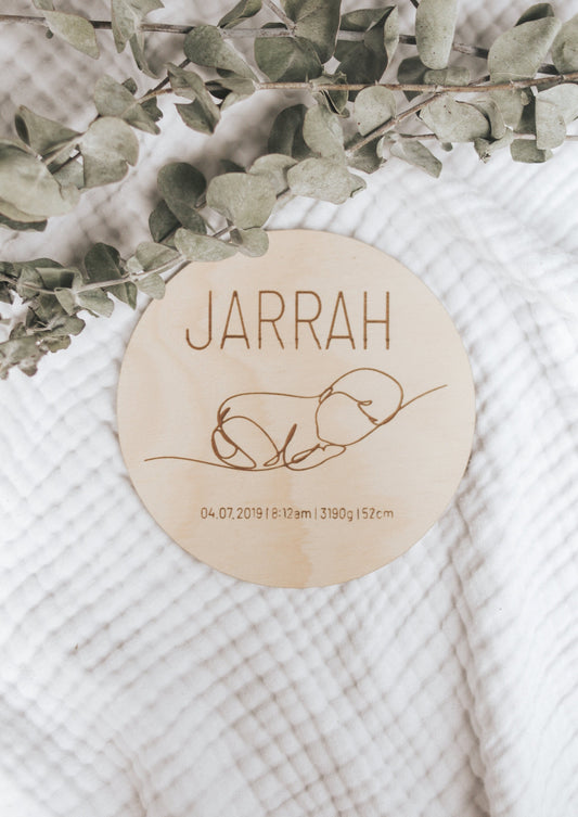 Personalised Birth Disc