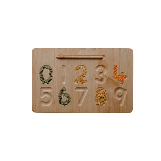 Wooden Number Tracing Board