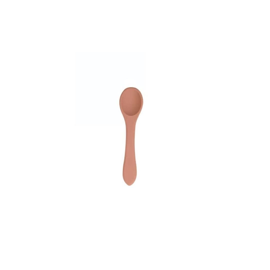 Silicone Feeding Spoon - Rust